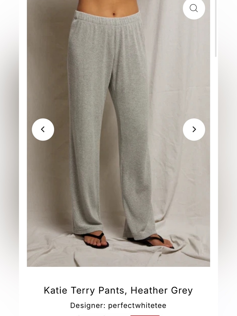 EUC perfect white tee Katie pant M - Picture 4 of 4